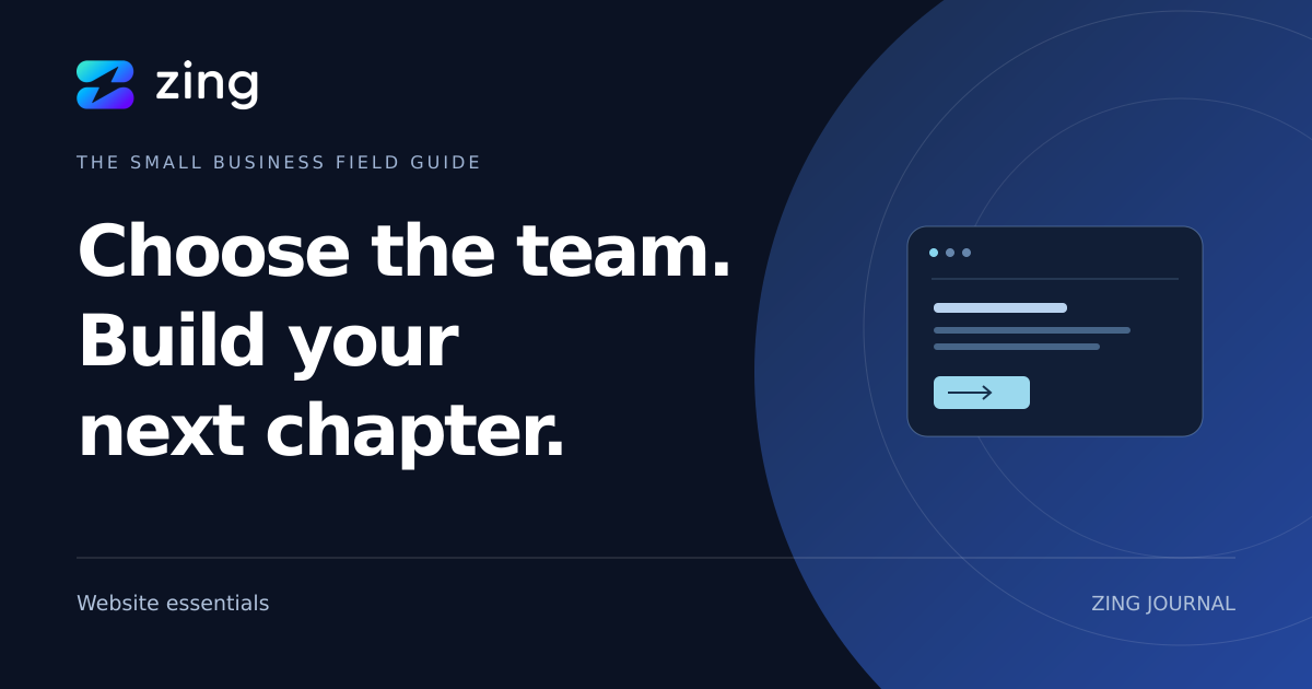 ZING Journal: How to choose a website designer for your small business