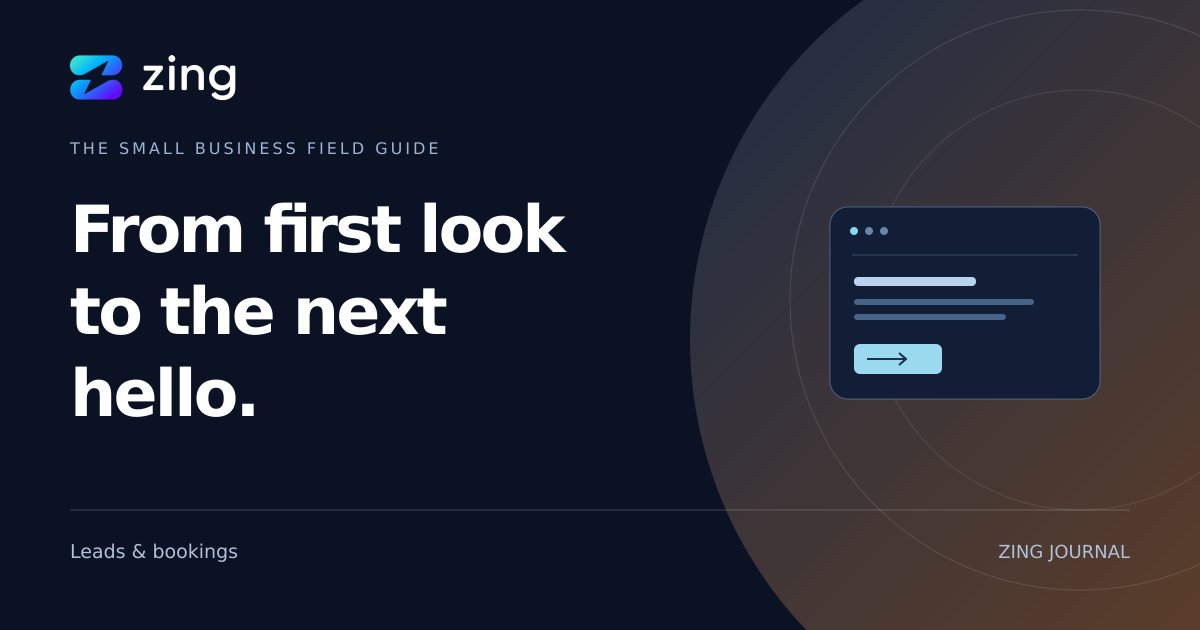 ZING Journal: How to design a website that turns interest into inquiries